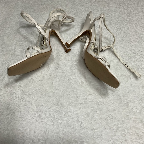 Sam Edelman Cream Strappy Heels - Picture 8 of 11